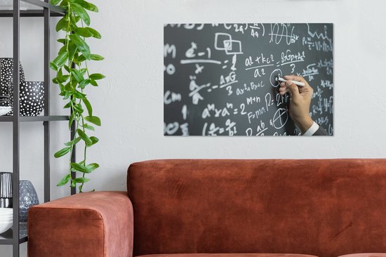 Calculs mathématiques toile 2cm 90x60 cm - Tirage photo sur toile (Décoration murale salon / chambre)