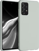 kwmobile telefoonhoesje geschikt voor Samsung Galaxy A72 - Hoesje voor smartphone - Back cover in mat lichtgrijs