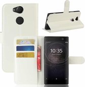 Voor Sony Xperia XA2 Litchi Texture Horizontale Flip Leren Case met Portemonnee & Houder & Kaartsleuven (Wit)
