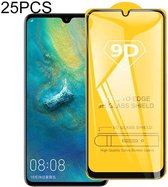 25 STKS 9D Volledige lijm Volledig scherm Gehard glasfilm voor Huawei Enjoy 7