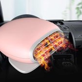 Autoverwarmer Heet Koel Ventilator Voorruit Vensterverluchting Ontdooier DC 12V, gewone versie (roze)