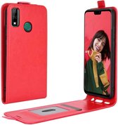 Voor Huawei Y8S R64 Textuur Enkele Verticale Flip Lederen Beschermhoes met Kaartsleuven & Fotolijst (Rood)