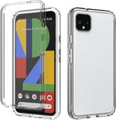 Voor Google Pixel 4XL schokbestendige, zeer transparante pc + TPU-beschermhoes