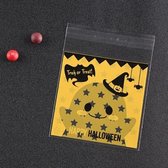 100 stks / pak Halloween Pompoen Hoed Elf Gift Bag Candy Bag Sieraden Tas (Pompoen Hoed Elf)