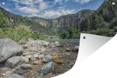 Colorado River and the Rocky Mountains in the United States Garden poster 60x40 cm - small - Toile de jardin / Toile d'extérieur / Peintures pour l'extérieur (décoration de jardin)