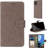 Voor Xiaomi Redmi 9 Power / Note 9 4G Retro Frosted Horizontale Flip PU lederen tas met houder & kaartsleuven & portemonnee & fotolijst (bruin)