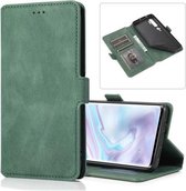 Voor Xiaomi Mi Note 10 Pro Retro Magnetische Sluiting Horizontale Flip Leren Case met Houder & Kaartsleuven & Fotolijst & Portemonnee (Donkergroen)