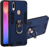 Voor vivo Y83 Pro 2 in 1 Armor Series PC + TPU beschermhoes met ringhouder (koningsblauw)