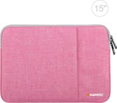 HAWEEL 15 inch Laptoptas Sleeve voor MacBook, Samsung, Lenovo, Sony, Dell, Chuwi, Asus, HP (roze)