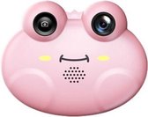 Frog Mini Children Digital HD Camera Single Lens SLR Toy Camera (Pink)