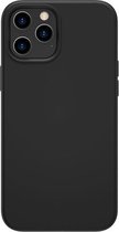 WK WPC-005 iDeal-serie Magnetische vloeibare siliconen Volledige dekking Schokbestendige Magsafe-hoes met Magsafe-oplaadmagneet voor iPhone 12/12 Pro (zwart)