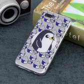 Pinguïnpatroon Transparant TPU Soft Case voor Huawei Honor 10