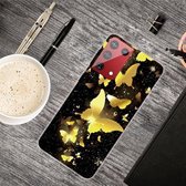 Voor Samsung Galaxy S30 Ultra schokbestendig geverfd transparant TPU beschermhoes (Dorking Butterfly)