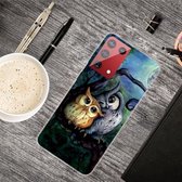 Voor Samsung Galaxy S30 Ultra schokbestendig geverfd transparant TPU beschermhoes (uil)