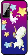 Voor Huawei Honor 30 Pro Patroon Afdrukken Reliëf TPU Mobiele Case (Pegasus)