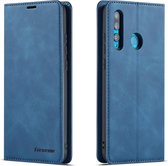 Let op type!! For Huawei P Smart+ (2019) Forwenw Dream Series Oil Edge Strong Magnetism Horizontal Flip Leather Case with Holder & Card Slots & Wallet & Photo Frame(Blue)