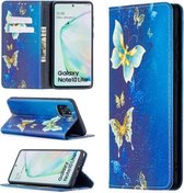 Voor Samsung Galaxy A81 Gekleurde Tekening Patroon Onzichtbare Magnetische Horizontale Flip PU Lederen Case met Houder & Kaartsleuven & Portemonnee (Kingdee)