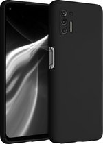 kwmobile telefoonhoesje voor Motorola Moto G Pro (2021) / Moto G Stylus (2021) - Hoesje met siliconen coating - Smartphone case in zwart