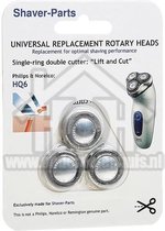 Universeel Scheerkop Double Cutter Super Lift & Cut heads HQ6 422203618441