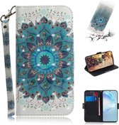 Voor Galaxy S20 + 3D Formule Patroon Magnetische Aantrekkelijkheid Horizontale Flip Leren Case met Lanyard, Steunhouder & Kaartsleuf & Portemonnee (Pauwenkrans)