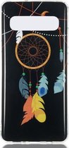 Feather Wind Chime Pattern Noctilucent TPU Soft Case voor Galaxy S10 5G