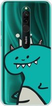 Voor Xiaomi Redmi Note 8 Lucency Painted TPU Protective (Crown Dinosaur)