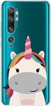 Voor Xiaomi Mi CC9 Pro schokbestendig geverfd TPU beschermhoes (dikke eenhoorn)