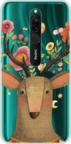 Voor Xiaomi Redmi 8 Lucency Painted TPU beschermhoes (hert)