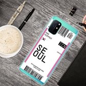 Voor OnePlus 8T Boarding Pass Series TPU telefoon beschermhoes (vlag Seoul)