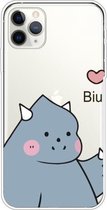 Voor iPhone 11 Pro Lucency Painted TPU Protective (Caring Monster)
