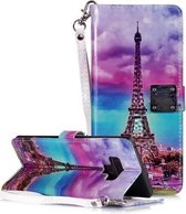 Magisch 3D Helder Gekleurd Tekening Patroon Horizontale Flip PU Leren Case met Houder & Kaartsleuven & Portemonnee & Fotolijst voor Galaxy Note 9 (Iron Tower)