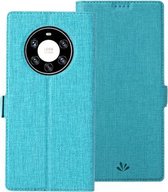 Voor Huawei Mate 40 Pro + ViLi K-serie schokbestendig TPU + PU lederen magnetische gesp horizontale flip case met kaartsleuven & portemonnee & houder (blauw)