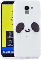 Voor Galaxy A10 schokbestendige beschermhoes volledige dekking siliconen hoes (Feather Panda)