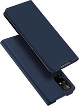 Voor Galaxy S20 + DUX DUCIS Skin Pro Series horizontale flip PU + TPU lederen tas, met houder en kaartsleuven (blauw)