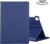 Voor Huawei Enjoy Tablet 2 10.1 inch Litchi Textuur Roterende ClassicBusiness Horizontale Flip Leren Case met Houder (Marineblauw)