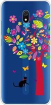 Voor Xiaomi Redmi 8A Lucency Painted TPU beschermhoes (boom)