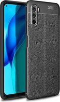 Voor Huawei Maimang 9 Litchi Texture TPU schokbestendig hoesje (zwart)