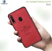 Voor Huawei Y7P / P40Lite E / Honor9C PINWUYO Zun Serie PC + TPU + Huid Waterdicht En Anti-val All-inclusive Beschermende Shell (Rood)