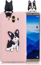 Voor Huawei Mate 10 3D Cartoon patroon schokbestendig TPU beschermhoes (schattige hond)