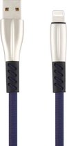 3A USB naar 8-pins Shark-datakabel, kabellengte: 1m (donkerblauw)