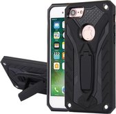 Tough Armor TPU + pc-combinatiehoes met houder, voor iPhone 8 & 7 Tough Armor TPU + pc-combinatiehoes met houder (zwart)