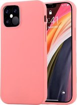 Voor iPhone 12 Pro Max GOOSPERY ZACHT GEVOEL Vloeibaar TPU schokbestendig zachte hoes (roze)