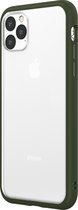 Apple iPhone 11 Pro Max Hoesje - Rhinoshield - MOD NX Serie - Hard Kunststof Backcover - Camo Green - Hoesje Geschikt Voor Apple iPhone 11 Pro Max