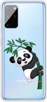 Voor Samsung Galaxy A41 schokbestendig geschilderd TPU beschermhoes (Panda)