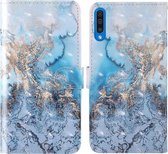 Voor Samsung Galaxy A30s & A50 & A50s 3D-schilderij Gekleurde tekening Patroon Horizontaal Flip TPU + PU lederen tas met houder & kaartsleuven & portemonnee & lanyard (Melkweg)