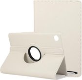 Voor Huawei MatePad T8 / C3 8 inch Litchi Textuur Horizontale Flip 360 Graden Rotatie Lederen Case met Houder (Wit)