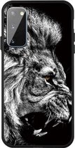 Voor Galaxy A41 Pattern Printing Embossment TPU Mobile Case (Lion)