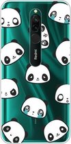 Voor Xiaomi Redmi 8 Lucency Painted TPU beschermhoes (Panda)