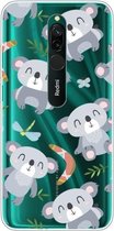 Voor Xiaomi Redmi 8 Lucency Painted TPU beschermhoes (koala)