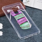 Voor Galaxy S9 + Macarons patroon TPU zachte beschermende achterkant van de behuizing